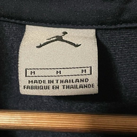 Nike Air Jordan Retro Track Jacket Full Zip Men's Navy Blue Size Medium - Picture 5 of 9